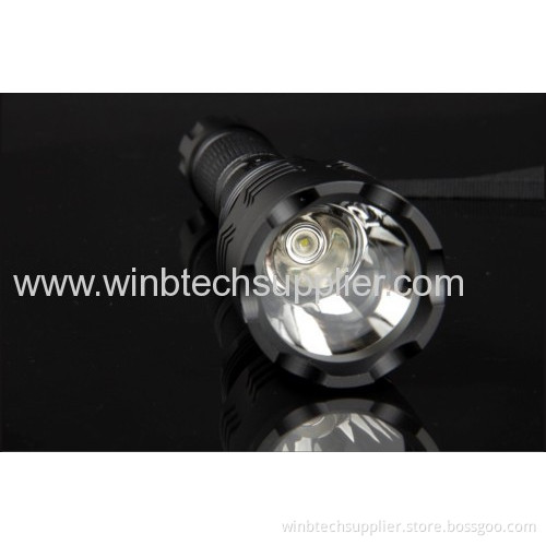 Cree Q5 Aluminum Alloy Led Torch 260lumens 2x18650 Battery 